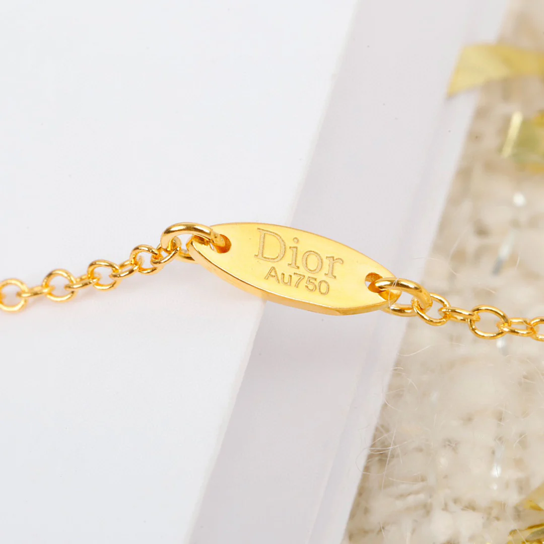 CDN308 Top quality CD Rose des Vents eight-pointed star Necklace For Women - ccjewelryacc