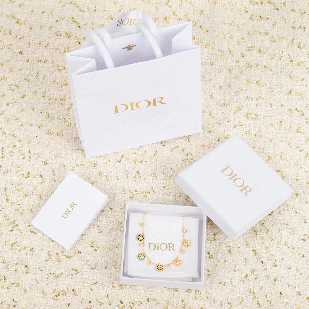 CDN308 Top quality CD Rose des Vents eight-pointed star Necklace For Women - ccjewelryacc