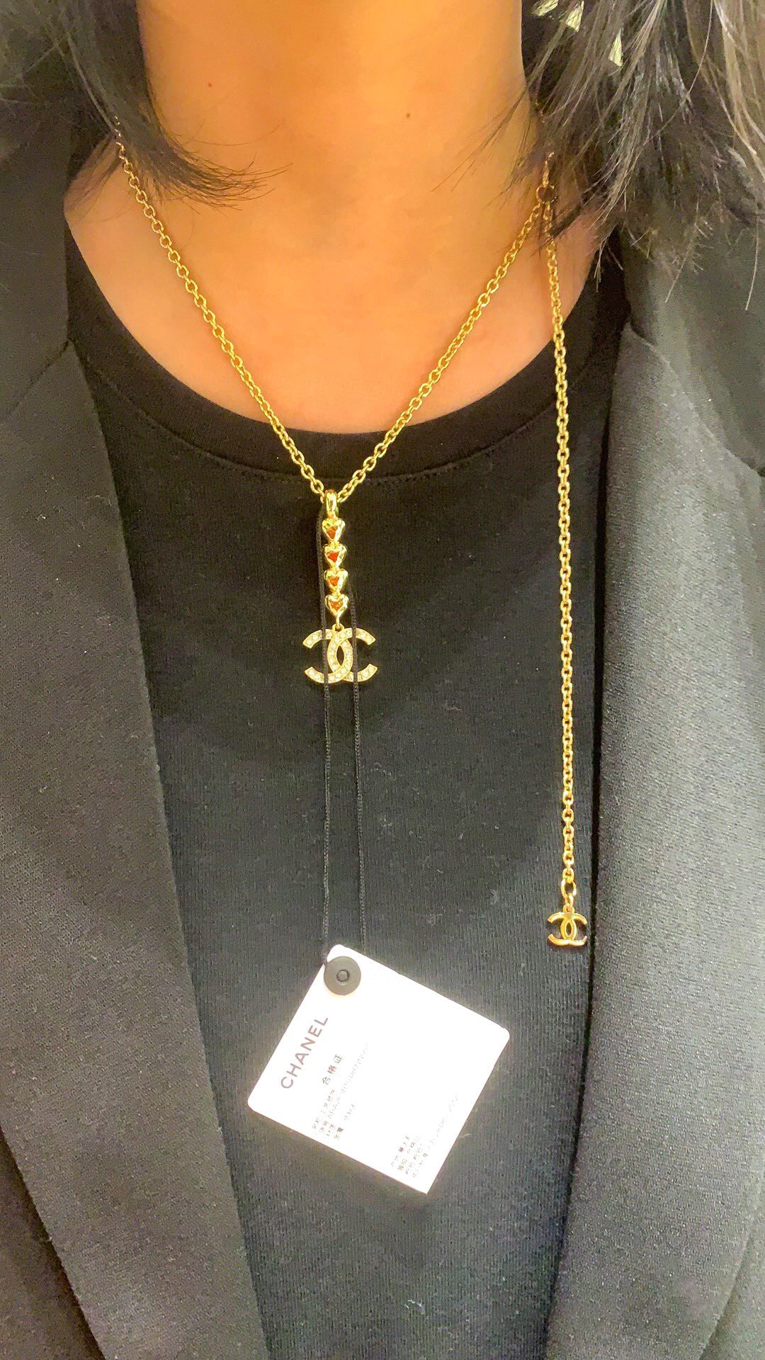 CCN317 23P heart CC pendant Necklace - ccjewelryacc