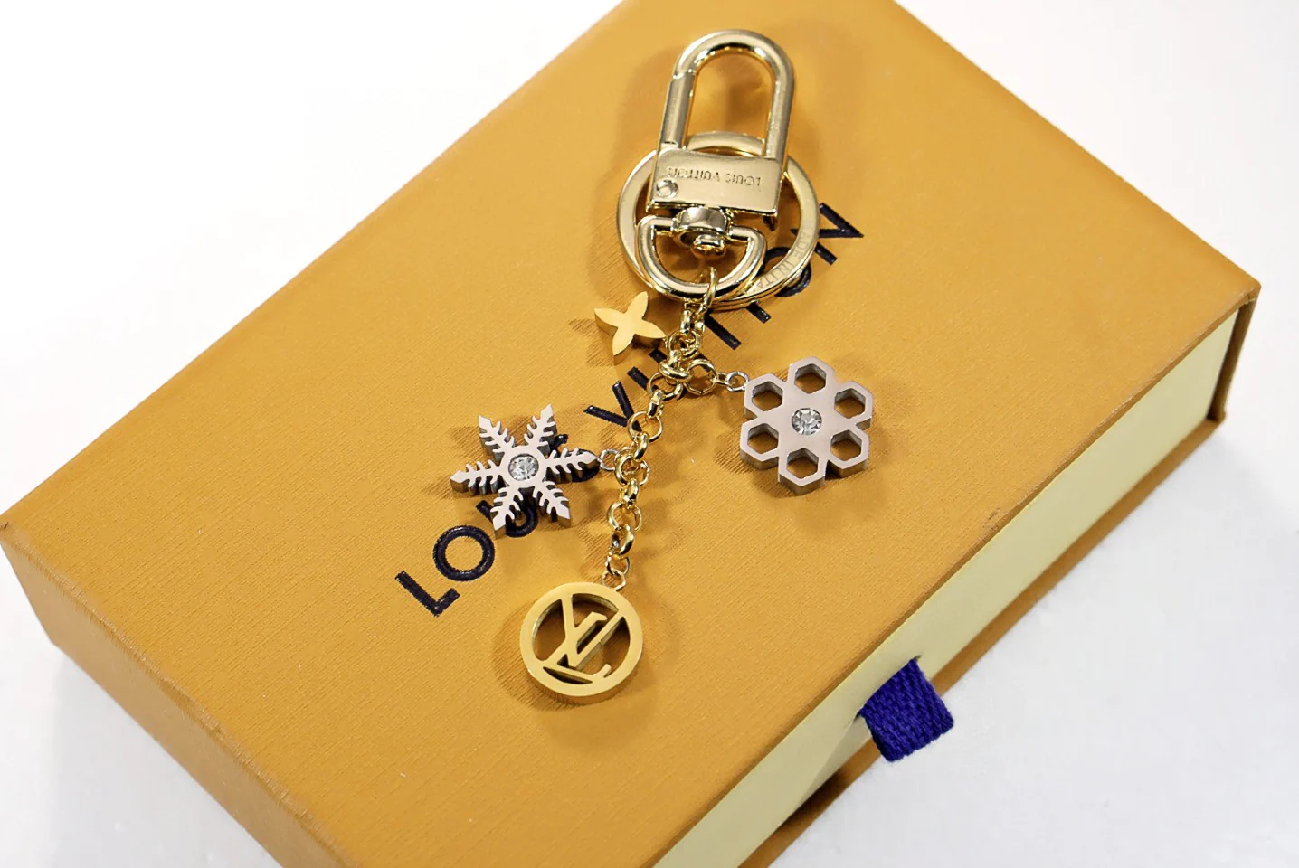 LVK082 Luxury designer Chromatic Keychain M80240 - ccjewelryacc