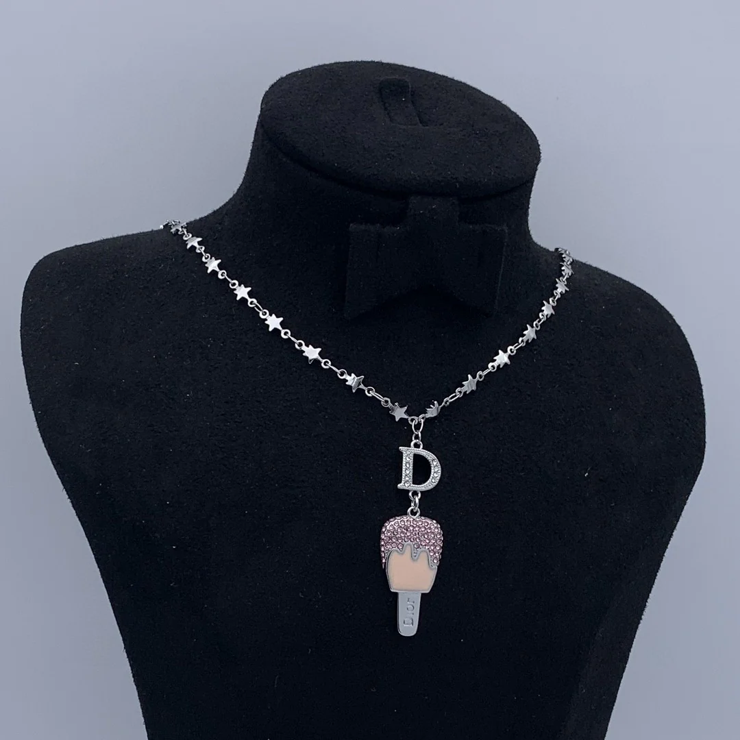 CDN114 High quality CD choker Necklace - ccjewelryacc
