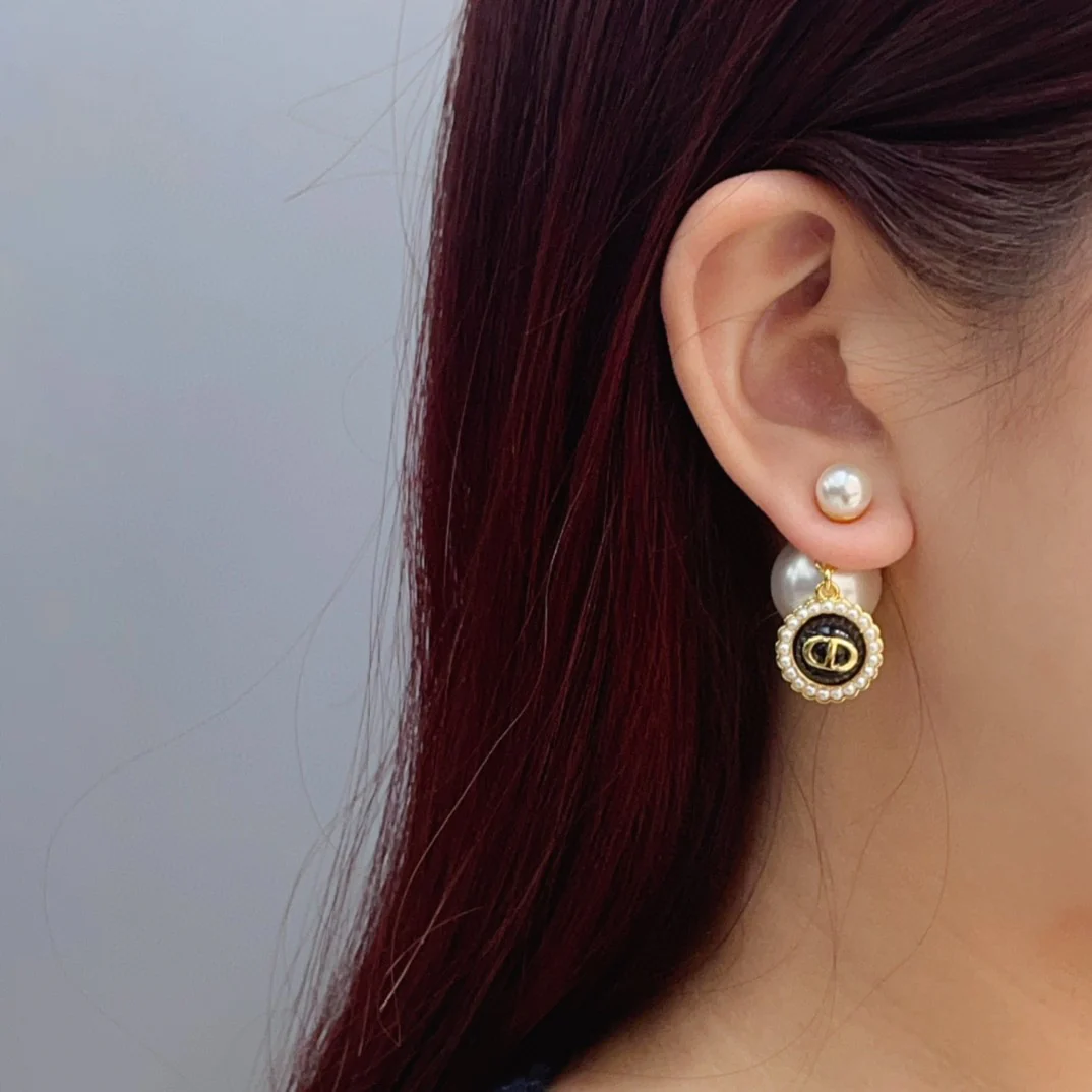 CDE193 CD Drop earrings - ccjewelryacc