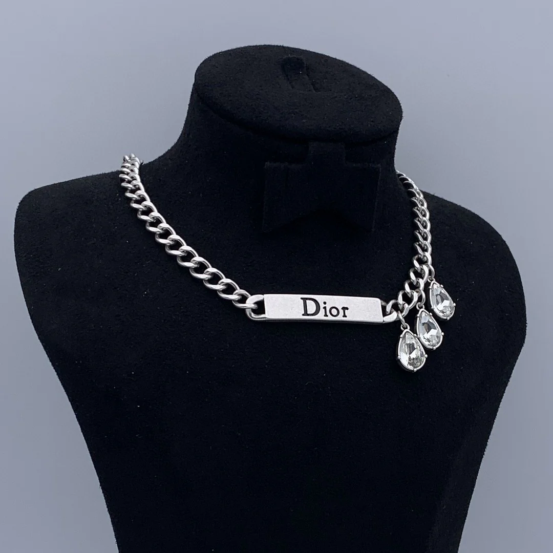 CDN240 High quality CD Choker Necklace - ccjewelryacc