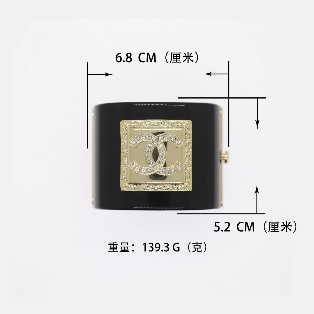 CCS066 24C CC acrylic cuff bracelet - ccjewelryacc