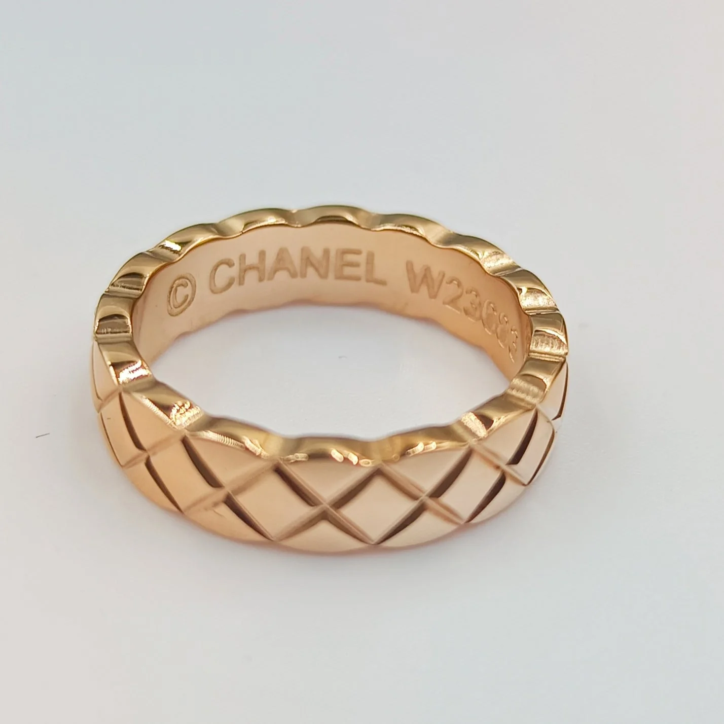 CCR8002A 3.5mm crush ring S925 Silver 18K Gold plating cc ring - ccjewelryacc