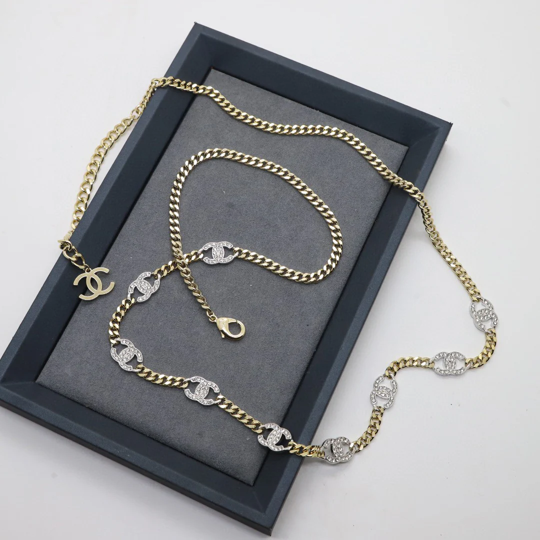 CCW025 High quality CC long chain cc sweater chain cc Waist chain - ccjewelryacc