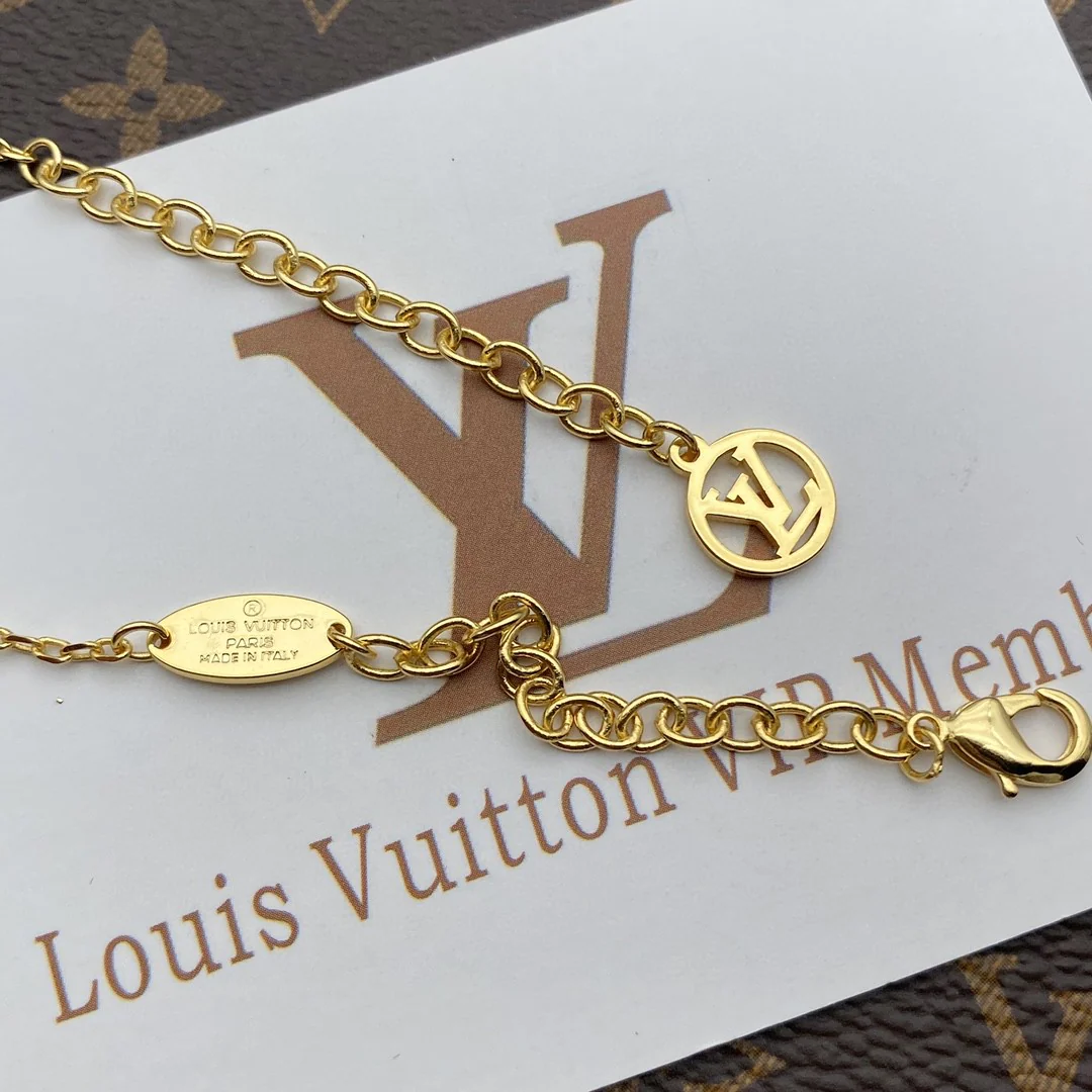 High Quality Luxury Designer Jewelry Set Women charm Necklace Bracelet LVT002 - ccjewelryacc