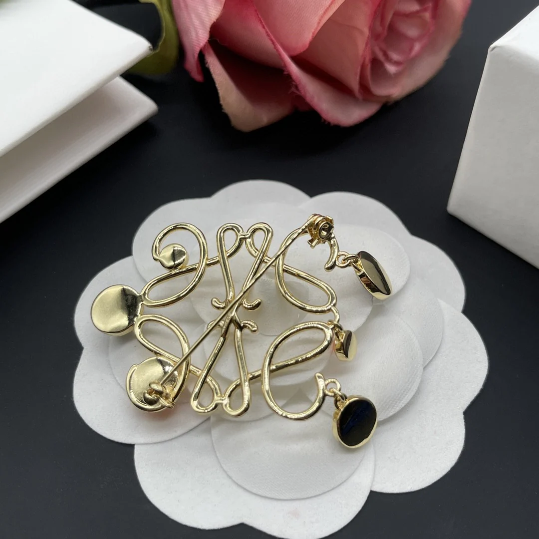 BLB007 Anagram brooch pin - ccjewelryacc