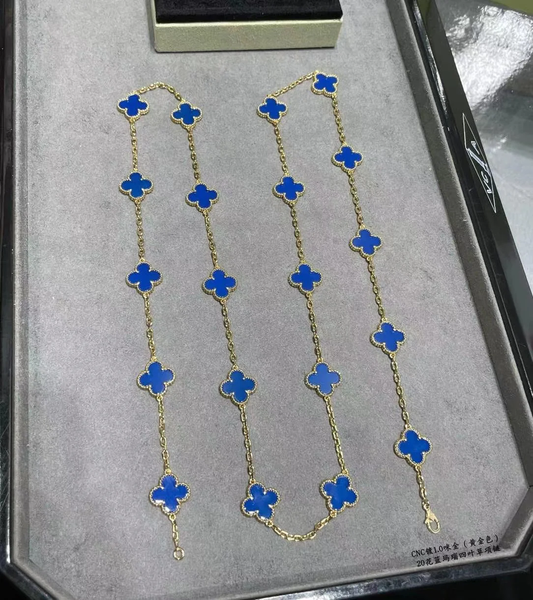 VCL008 High quality 20 clover Flower Long Sweater chain for women - ccjewelryacc