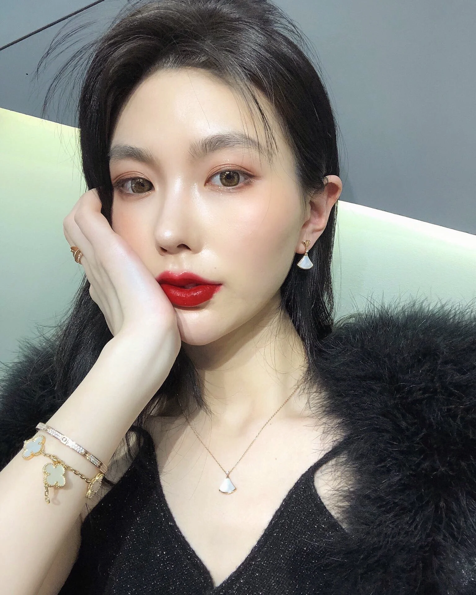 BGNS014 S925 Sterling Silver DIVAS'DREAM necklace - ccjewelryacc