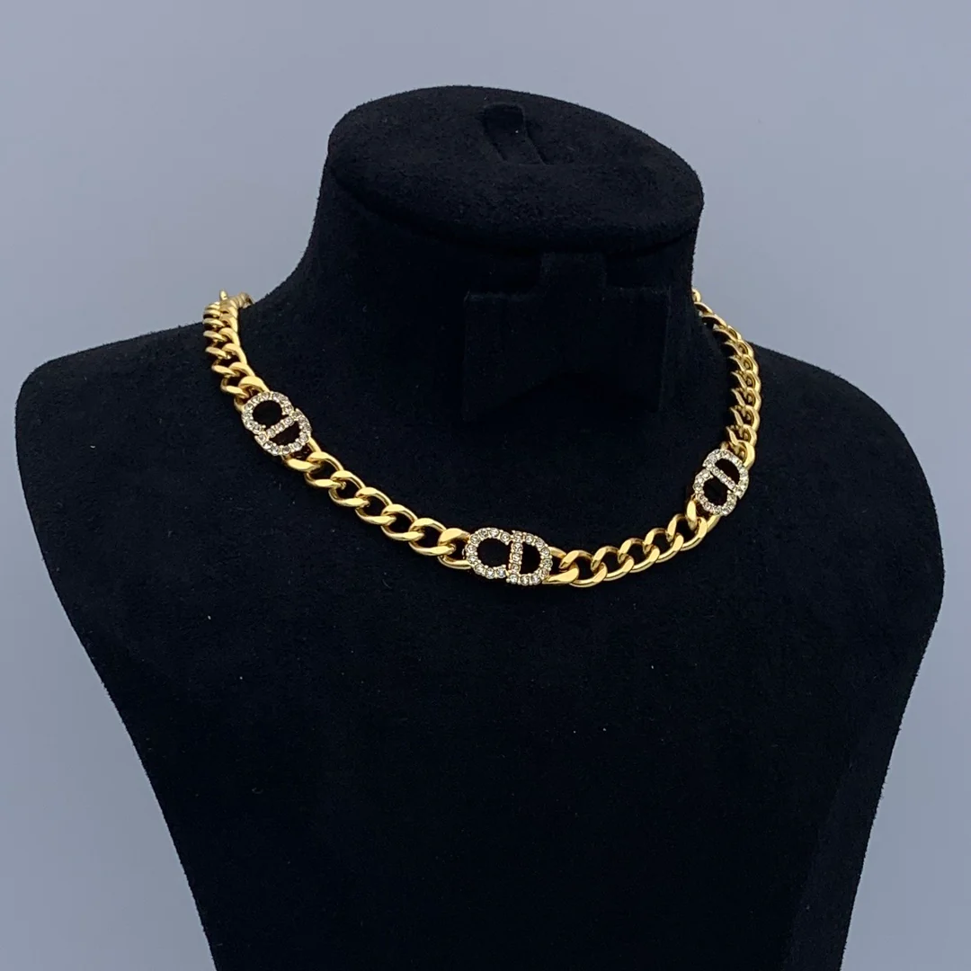 CDN214 High quality CD Heart Pendant Necklace - ccjewelryacc