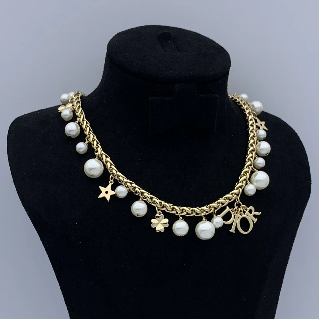 CDN232 High quality CD Charm Choker Necklace - ccjewelryacc