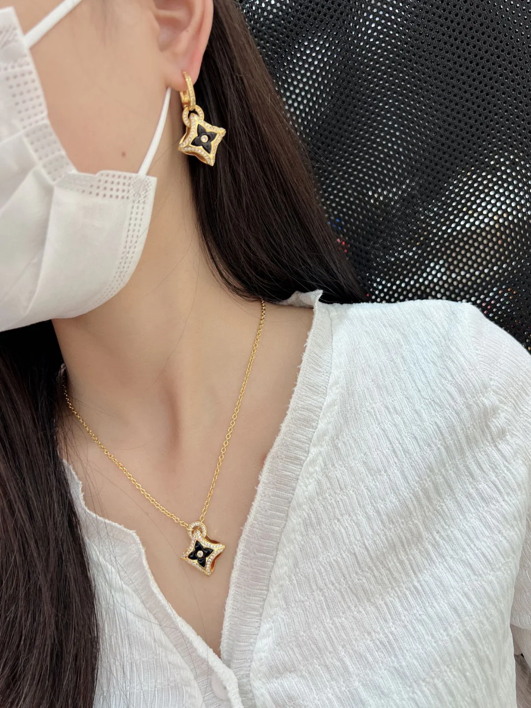 LVE034 Luxury Designer Ever Blossom Earrings - ccjewelryacc