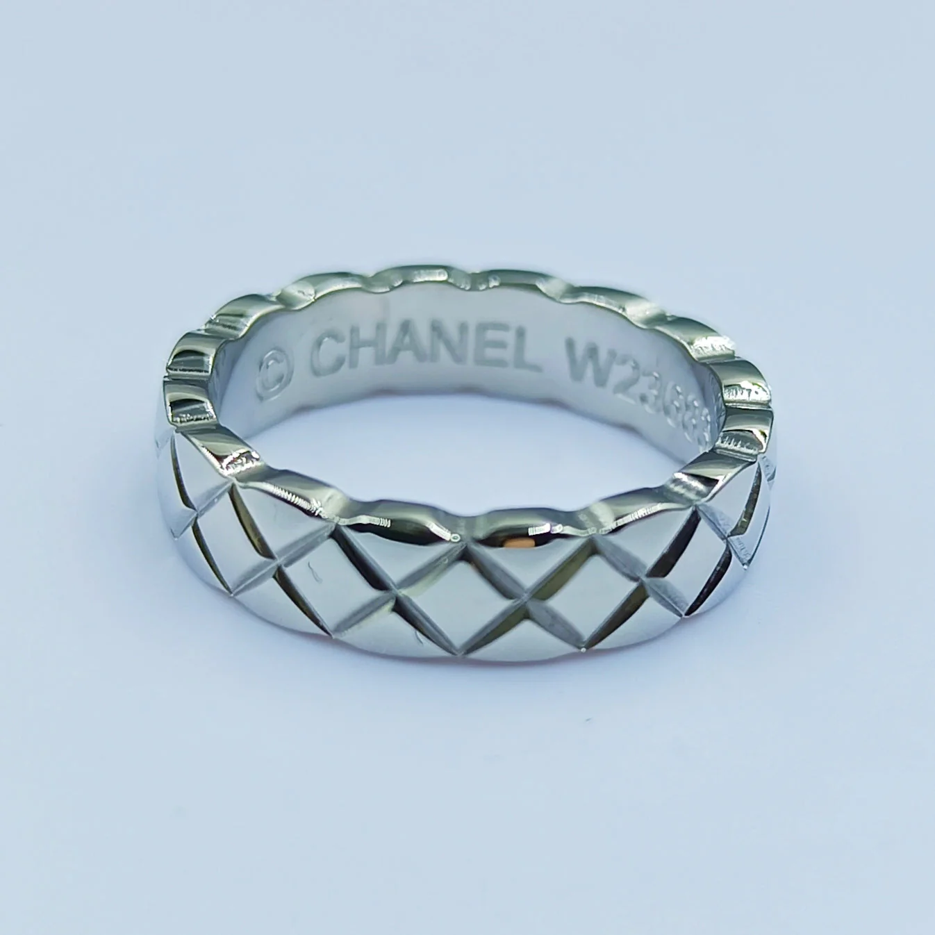 CCR8002A 3.5mm crush ring S925 Silver 18K Gold plating cc ring - ccjewelryacc