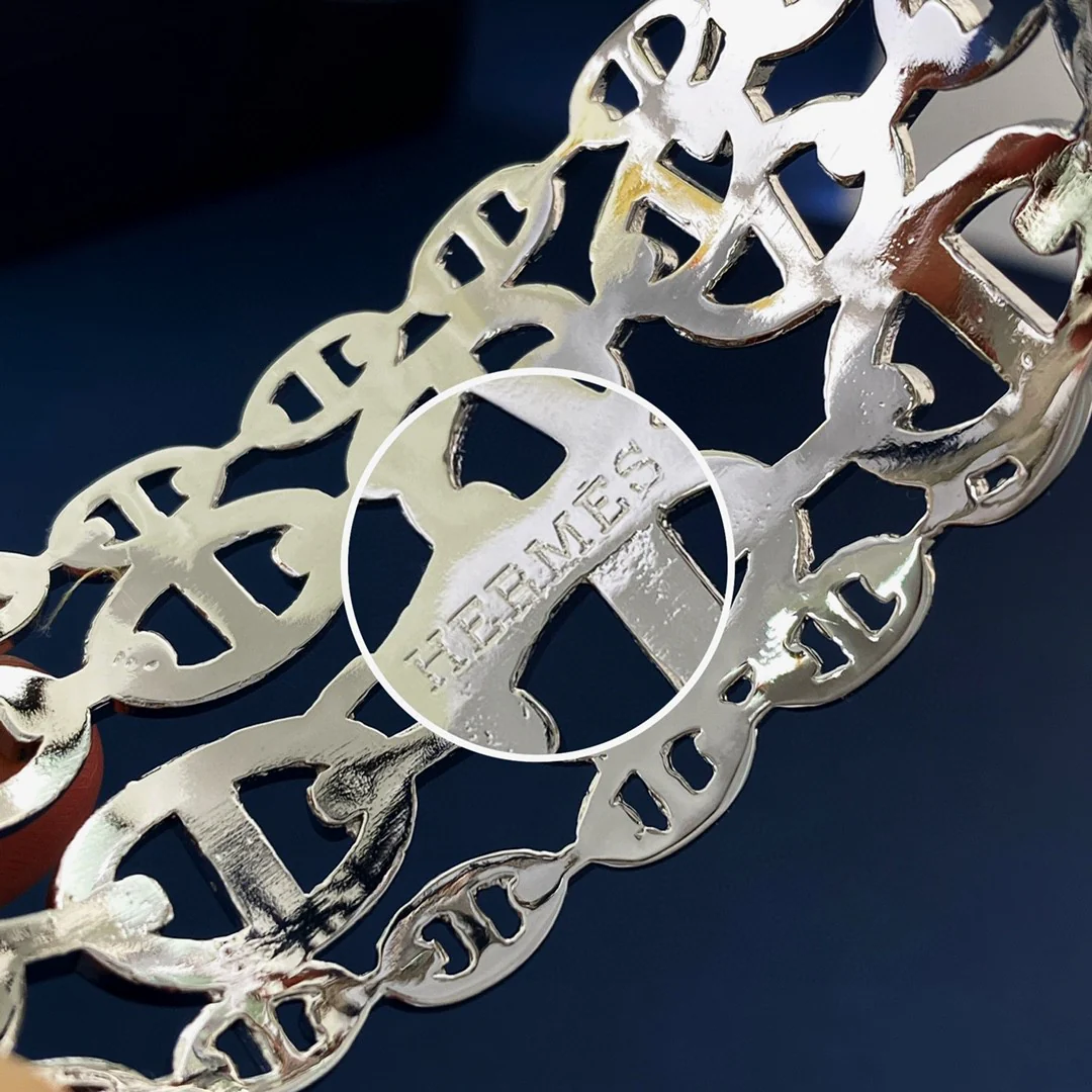 HMS030 Width Chaine d'Ancre Enchainee bracelet - ccjewelryacc