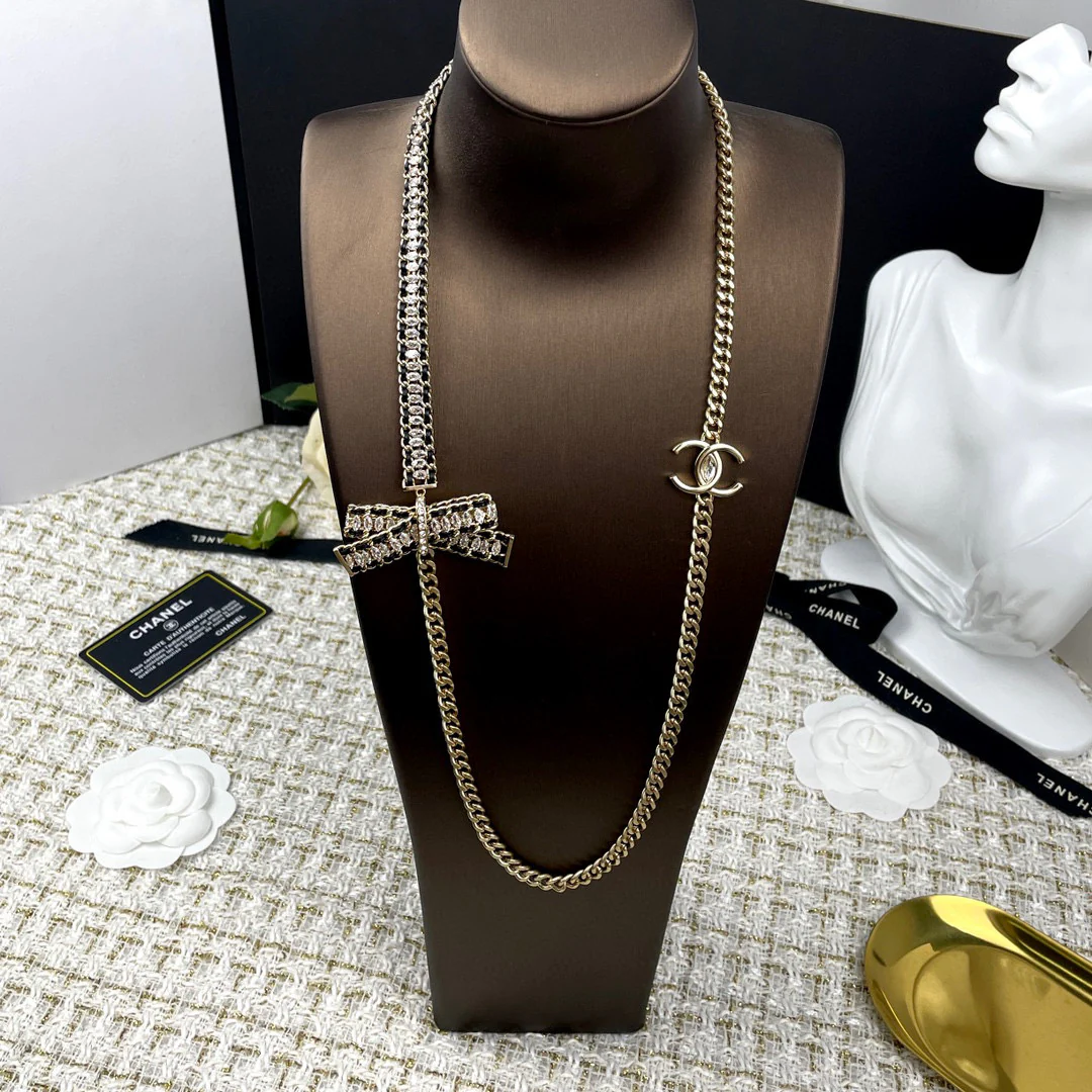 CCL339 CC long chain Necklace sweater chain - ccjewelryacc