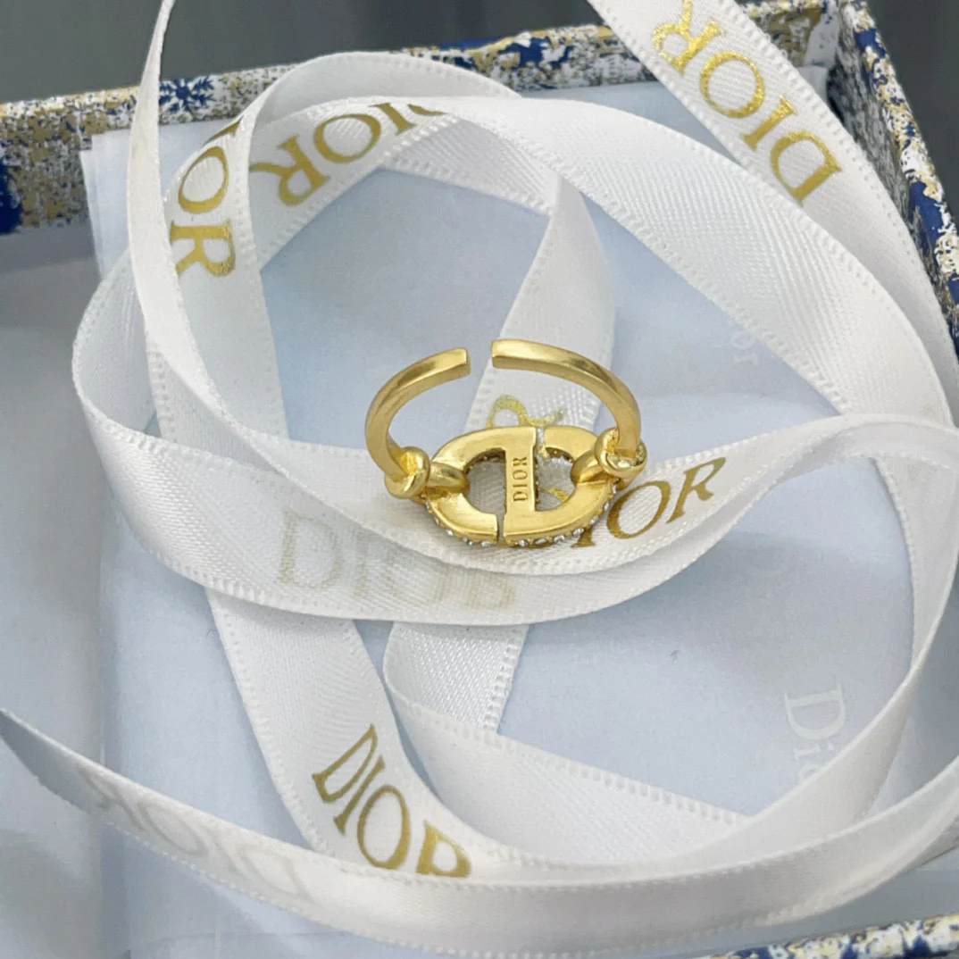 CDR008 Crystals and cd icon ring - ccjewelryacc