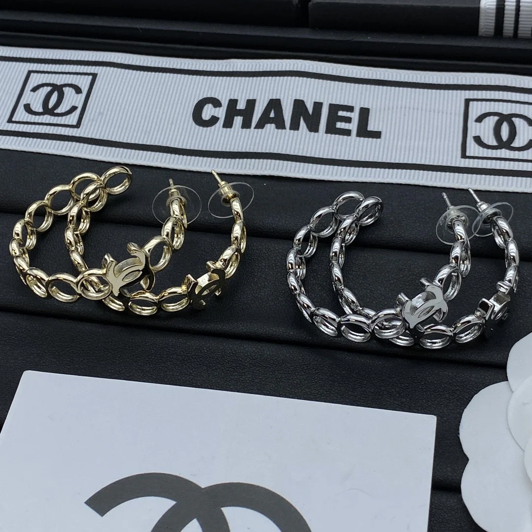 CCE415 CC Hoop Earring - ccjewelryacc