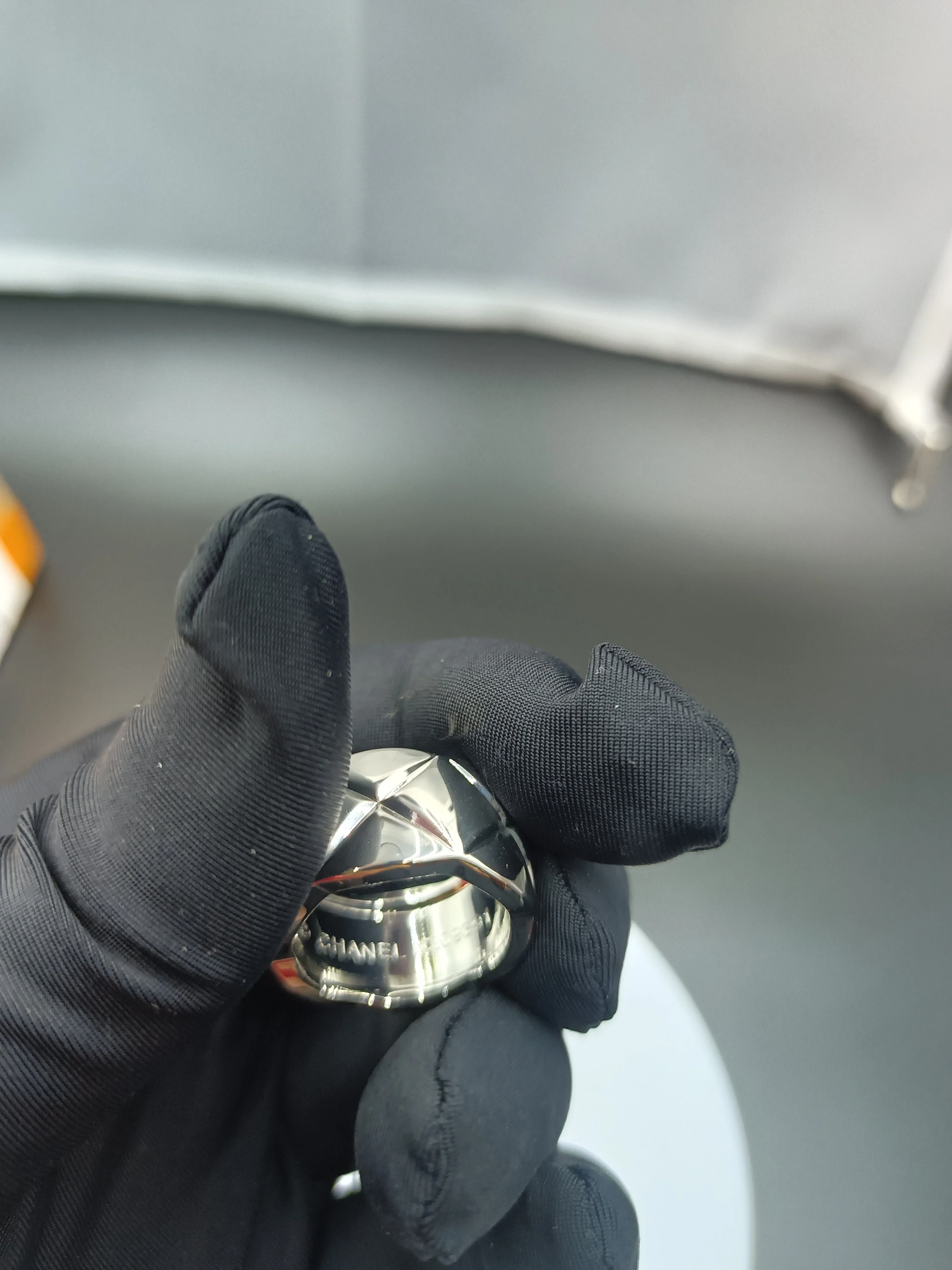 CCR8001C 11mm COCO crush ring cc ring titanium steel plating Gold - ccjewelryacc