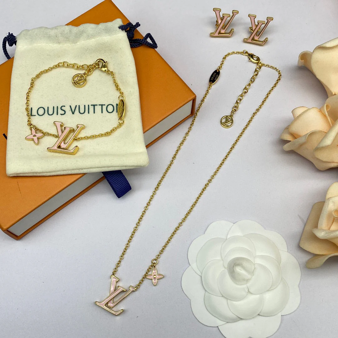 LVT017 Ever Blossom Series Jewelry Set Necklace Bracelet Earring - ccjewelryacc