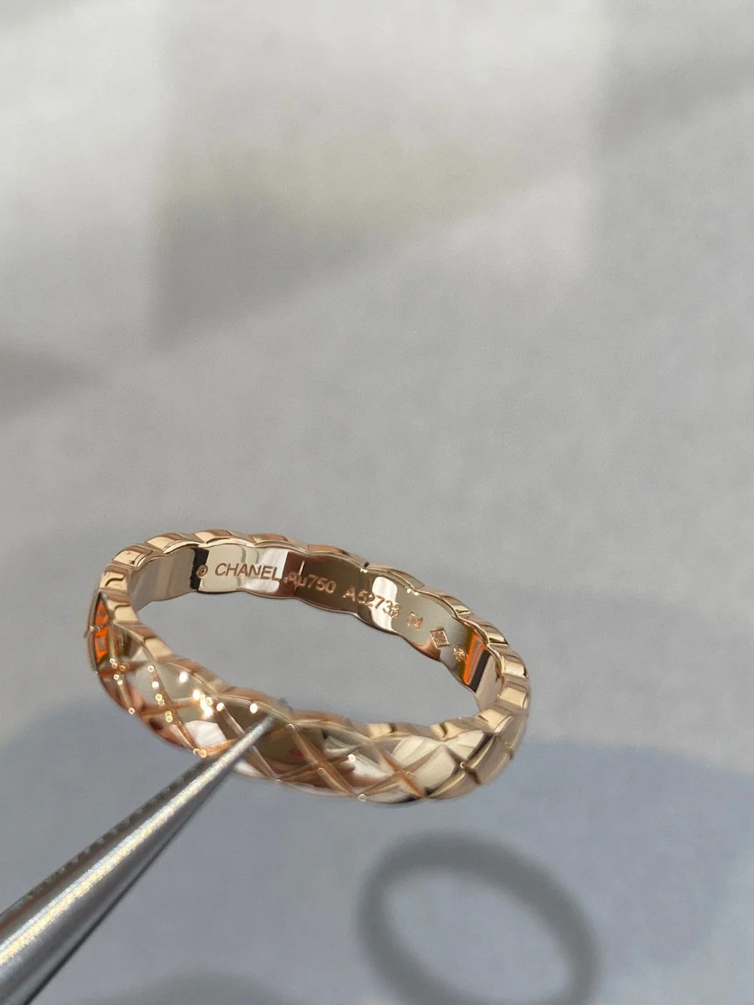 CCR8002A 3.5mm crush ring S925 Silver 18K Gold plating cc ring - ccjewelryacc