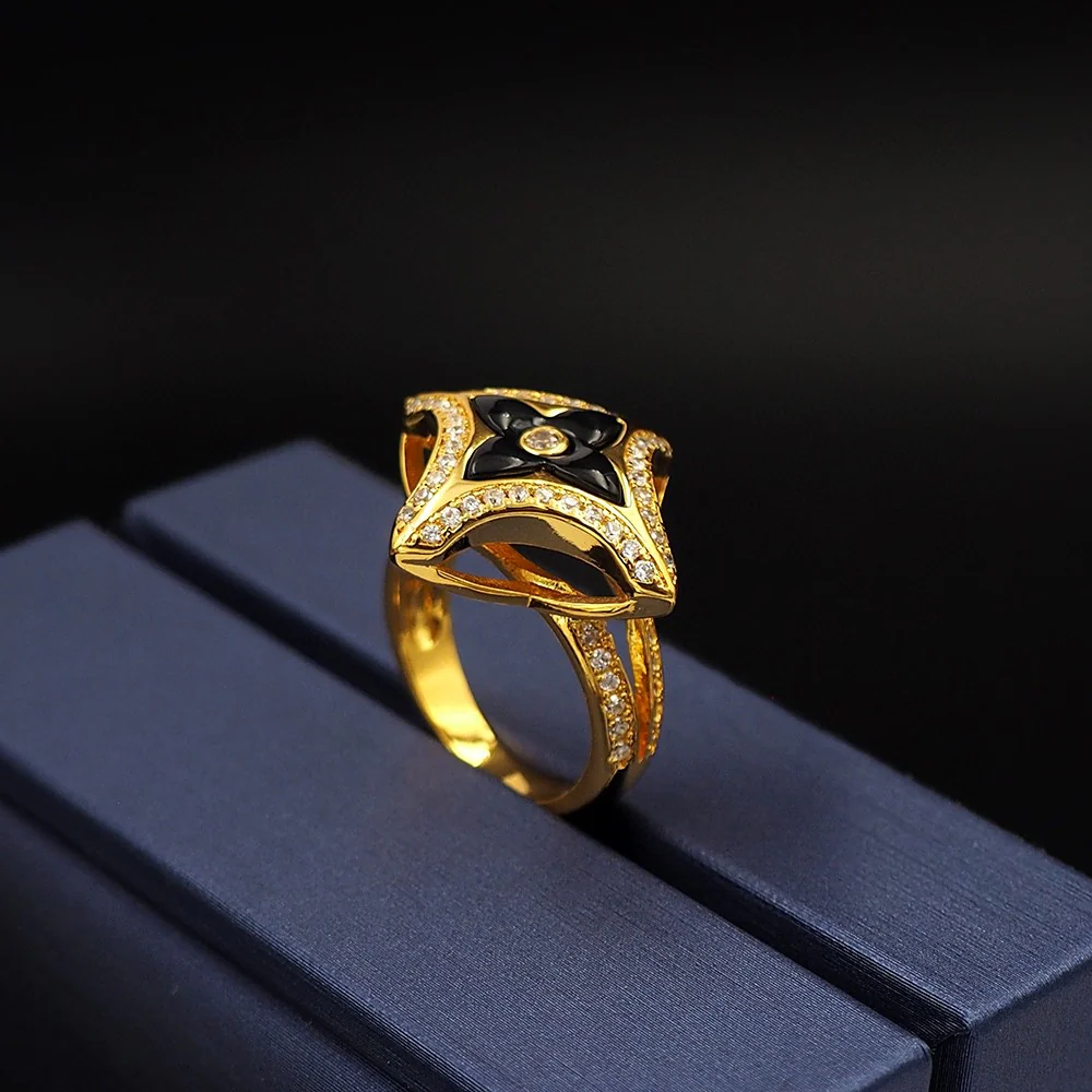 LVR003 LV Ever Blossom Ring - ccjewelryacc