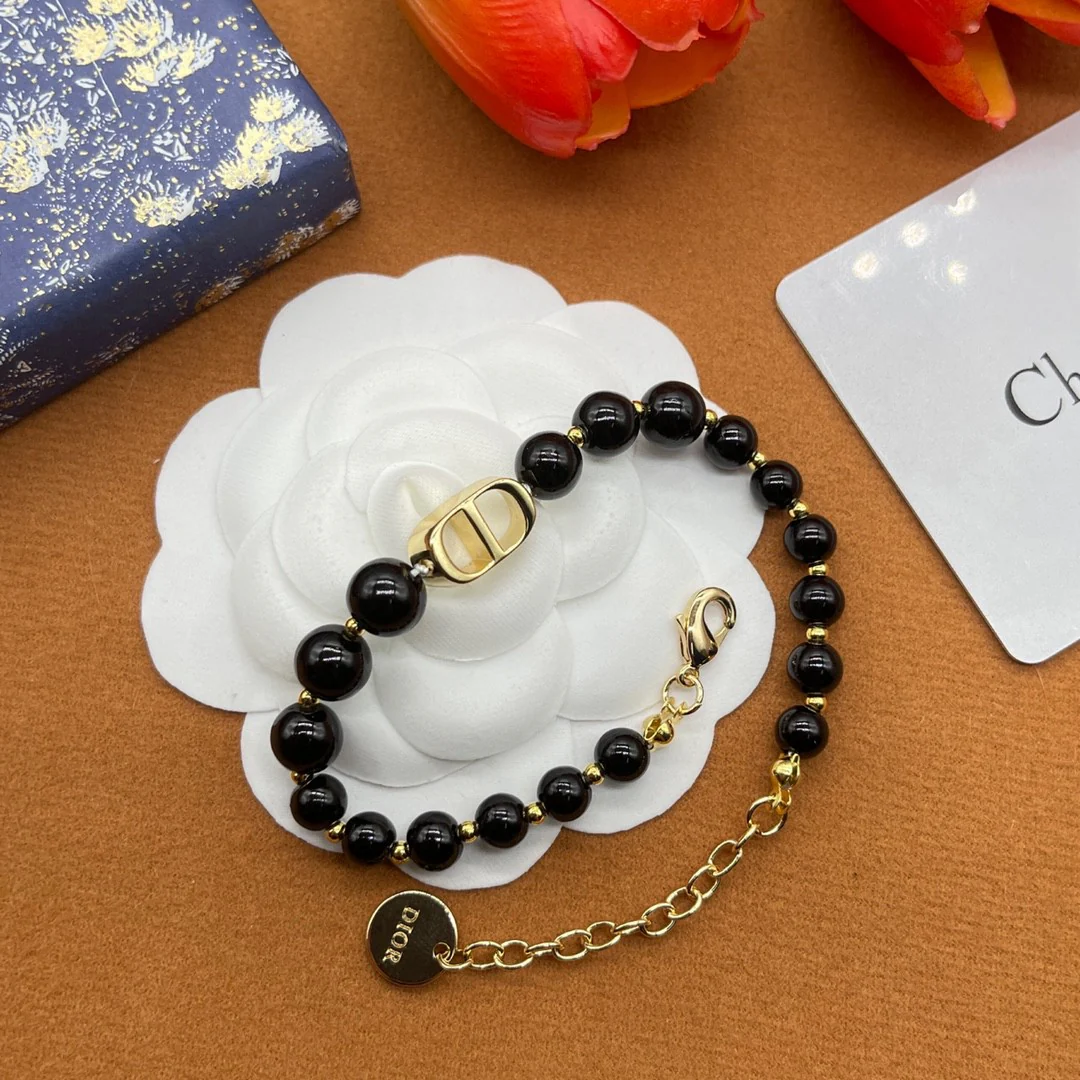 CDS063 CD black pearl Bracelet - ccjewelryacc