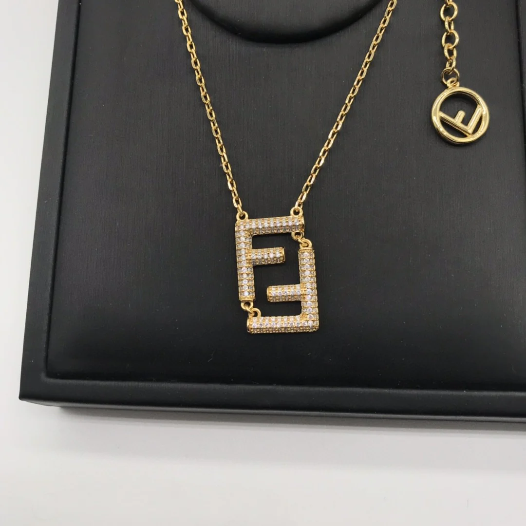 FDN019 High quality FD Necklace earring set - ccjewelryacc