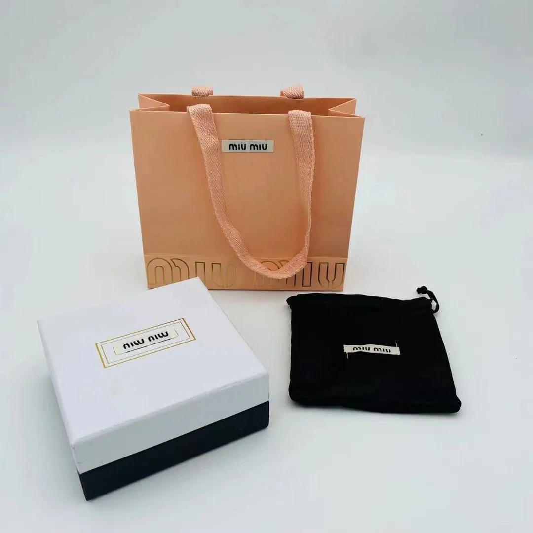 MMZ001 Miumiu Jewelry Package Necklace Pendant, Ring,bracelet Gift Package Box Shopping Bag - ccjewelryacc