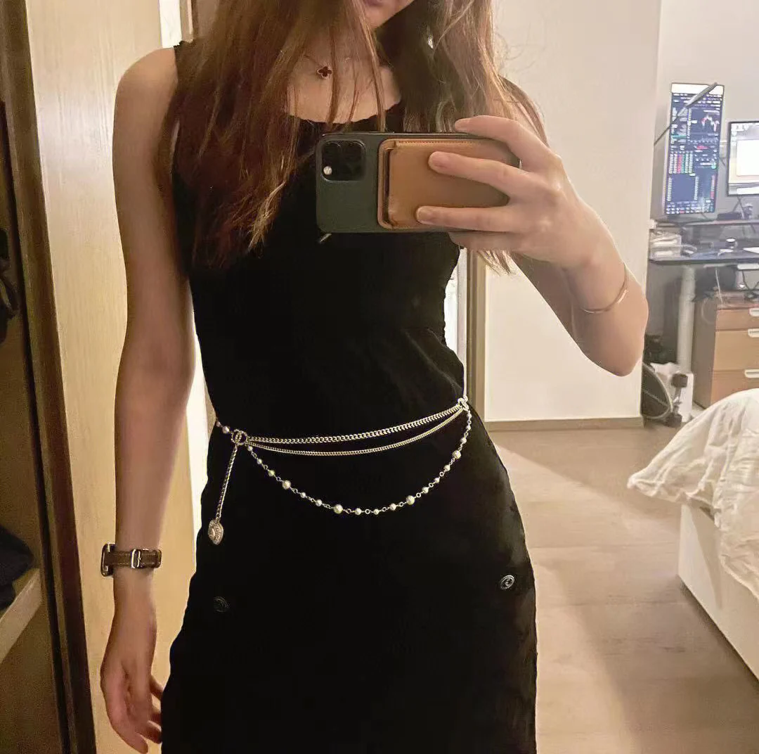 CCW008 CC Heart Waist chain belt - ccjewelryacc