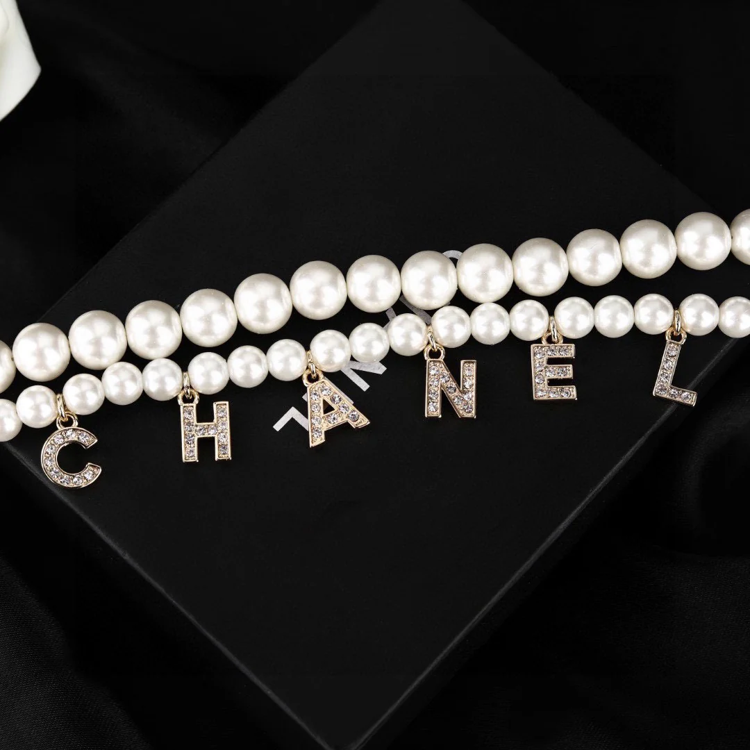 CCW022 CC pearl Waist chain belt - ccjewelryacc