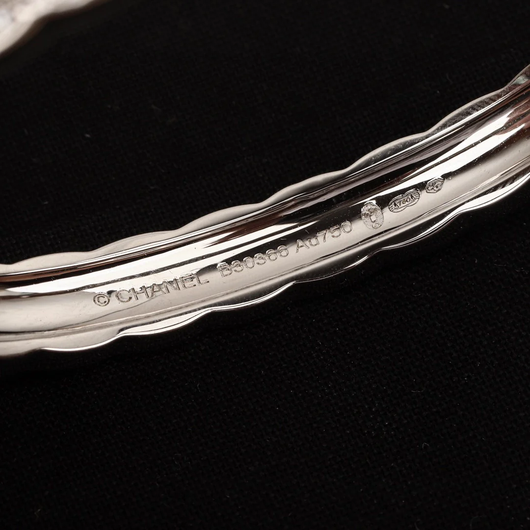 CCSS092 Full diamond S925 Silver COCO Crush Bangle Bracelet CC Bracelet - ccjewelryacc