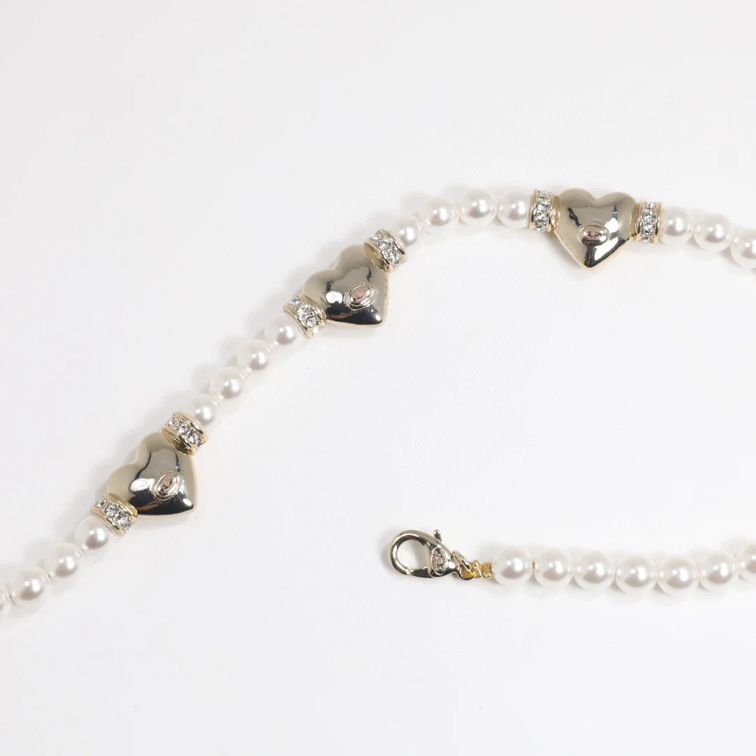 CCN310 High quality 24P love pearl CC choker Necklace - ccjewelryacc