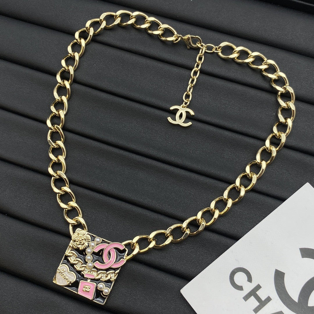 CCN238 CC 24p choker necklace - ccjewelryacc