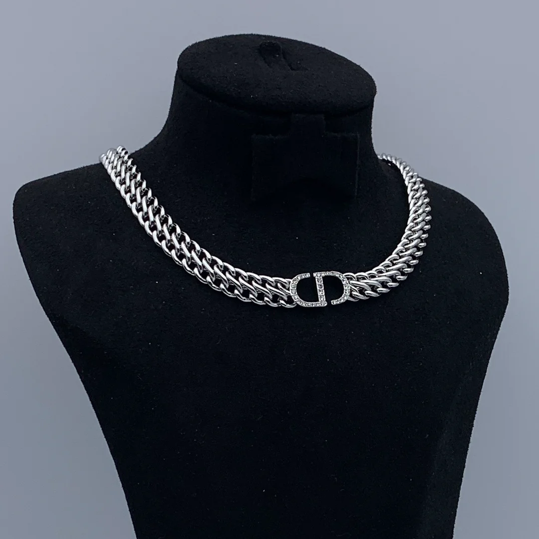 CDN291 High quality Luxury Designer CD Choker Necklace For Women - ccjewelryacc
