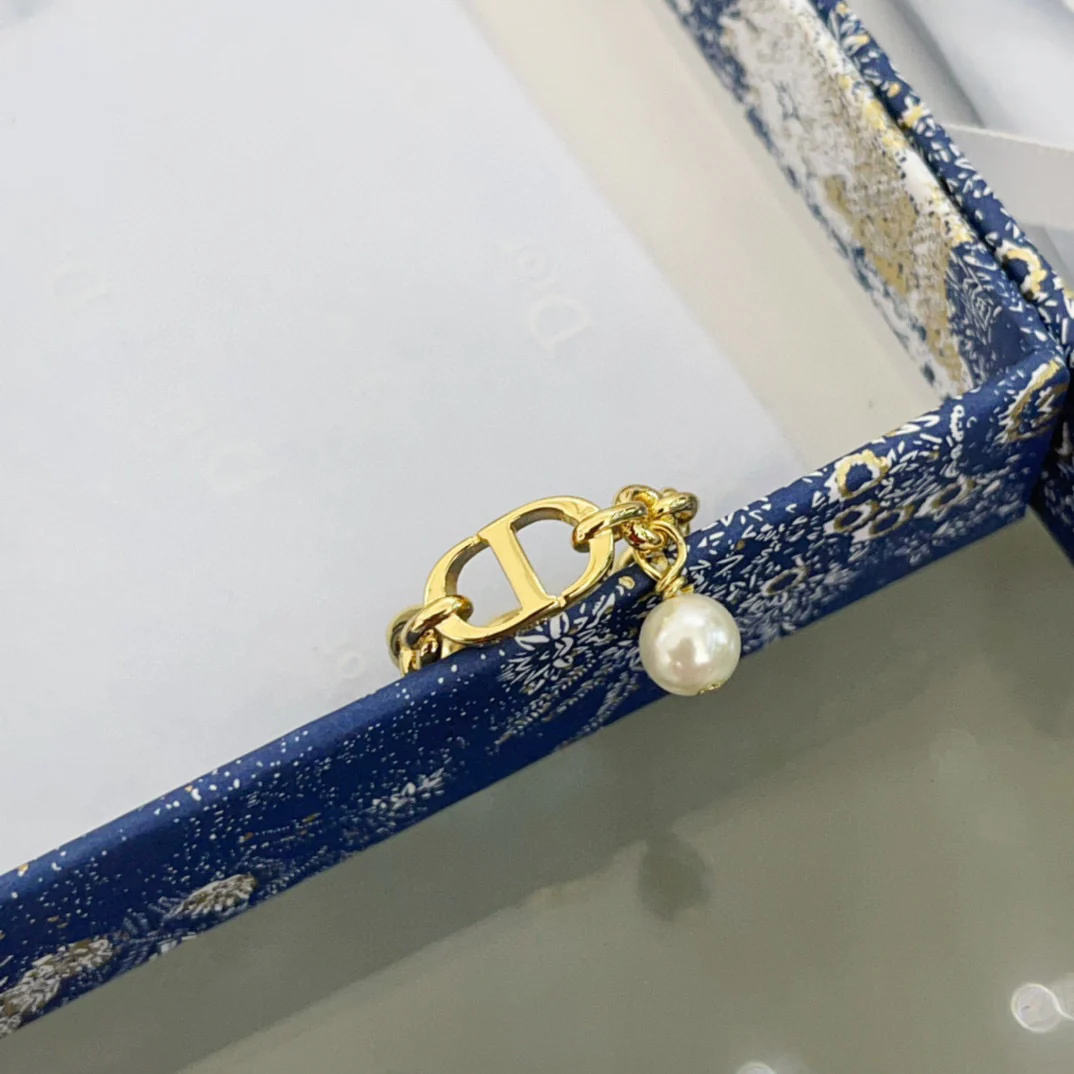 CDR007 Dior CD Chain Ring - ccjewelryacc