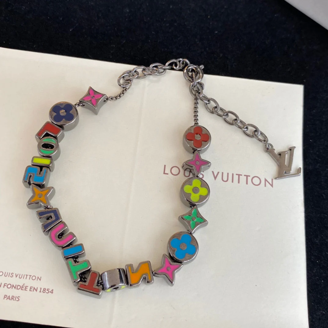 High Quality Luxury Designer Jewelry Set Women Choker Necklace Bracelet LVT006 - ccjewelryacc