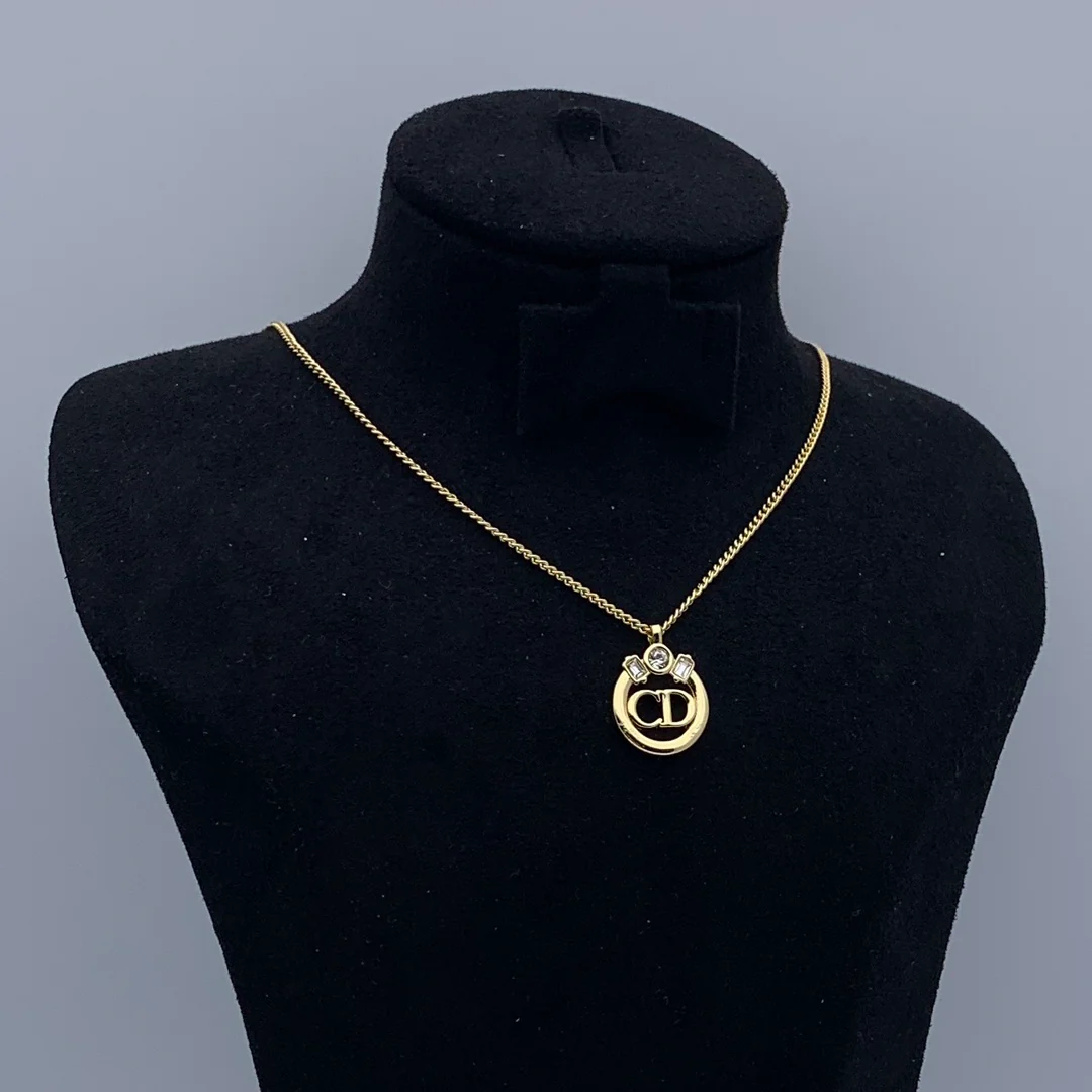 CDN284 High quality Luxury Designer CD Pendant Necklace For Women - ccfashionjewelry