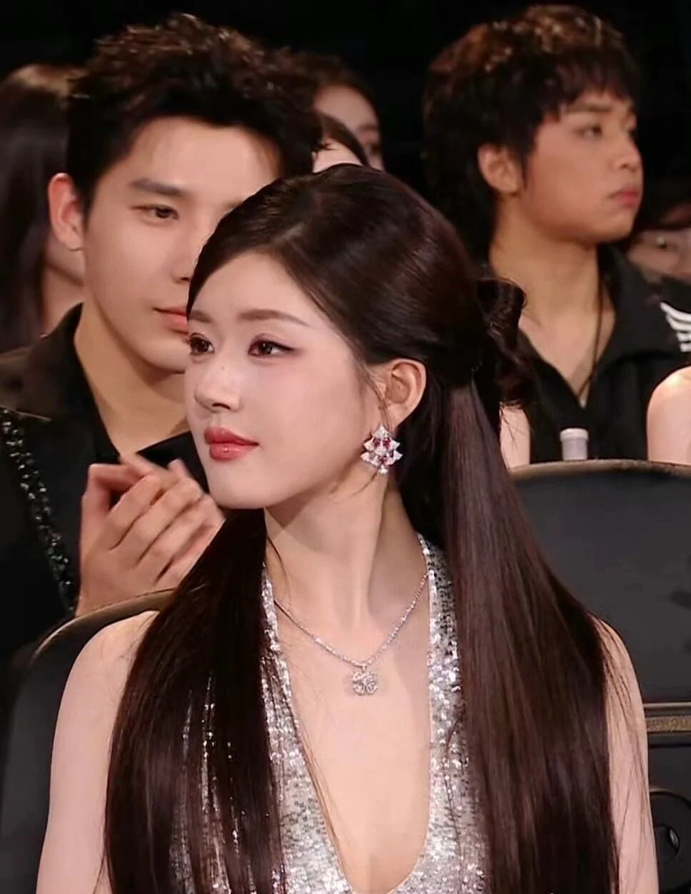 BGES003 S925 Sterling Silver Diamond DIVAS' DREAM stud Earring - ccjewelryacc