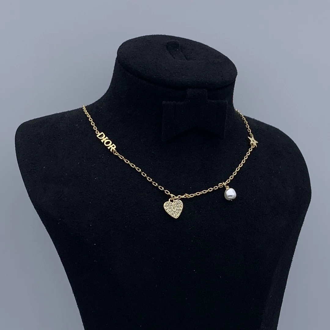 CDN249 High quality Luxury Designer CD Women Pendant Necklace - ccjewelryacc