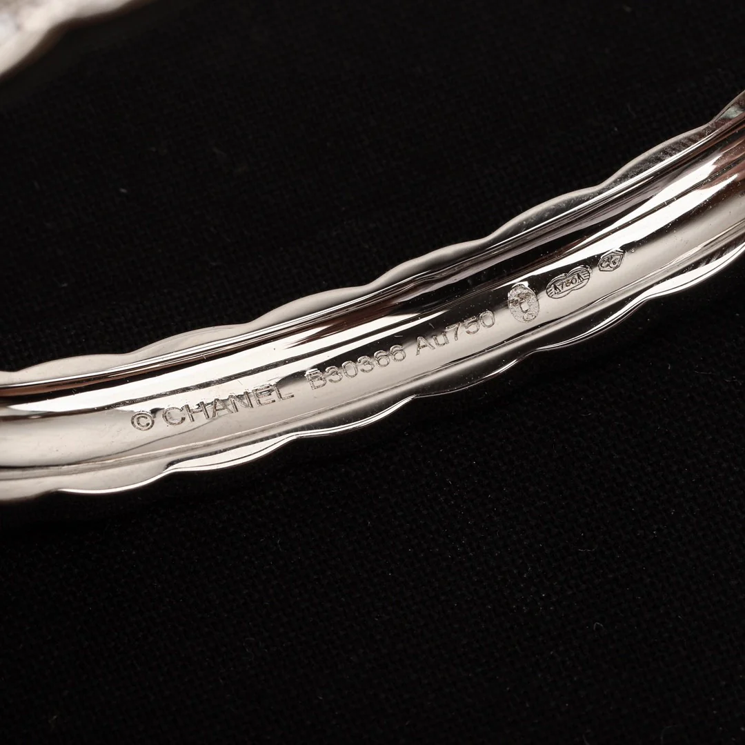 CCSS092 Full diamond S925 Silver COCO Crush Bangle Bracelet CC Bracelet - ccjewelryacc