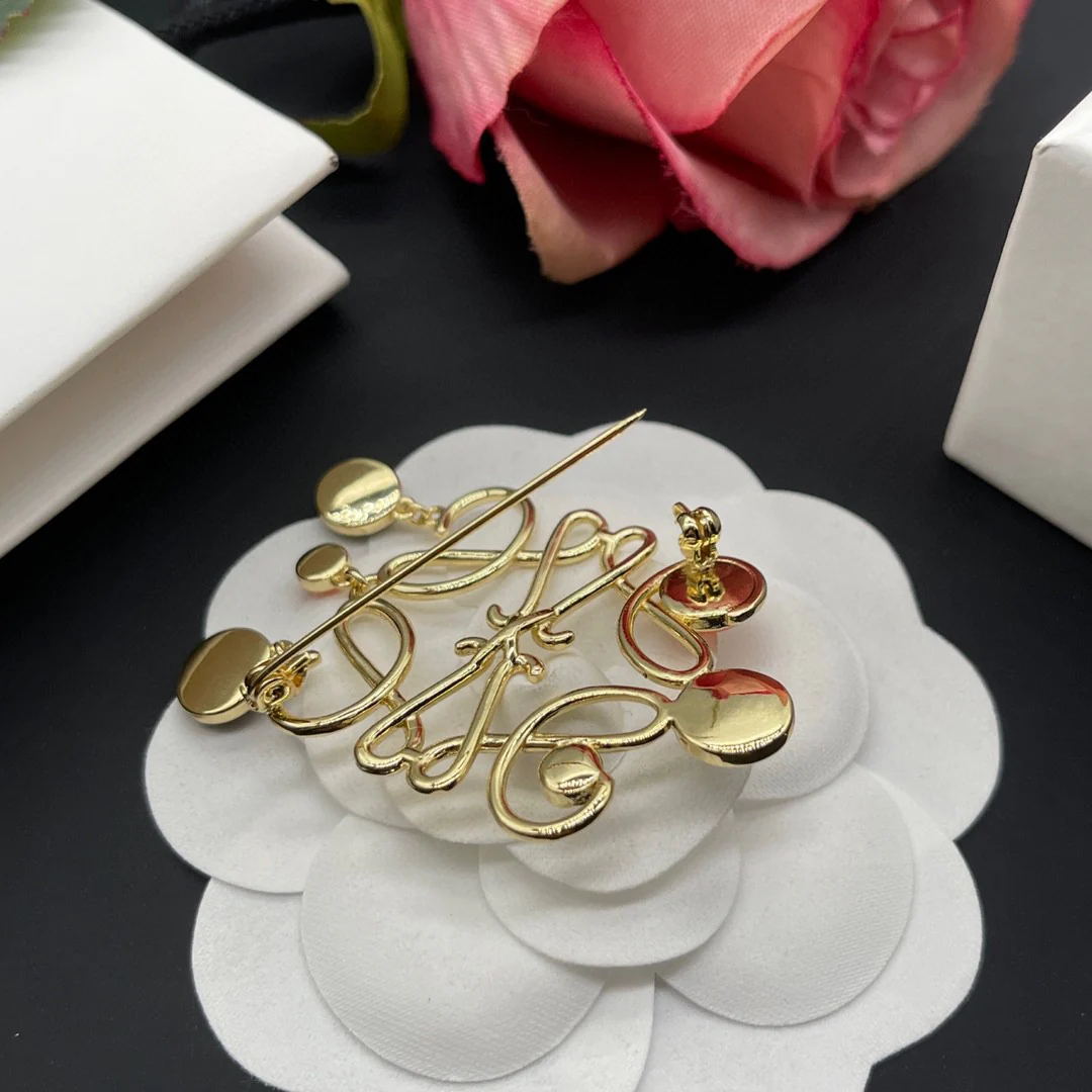 BLB007 Anagram brooch pin - ccjewelryacc