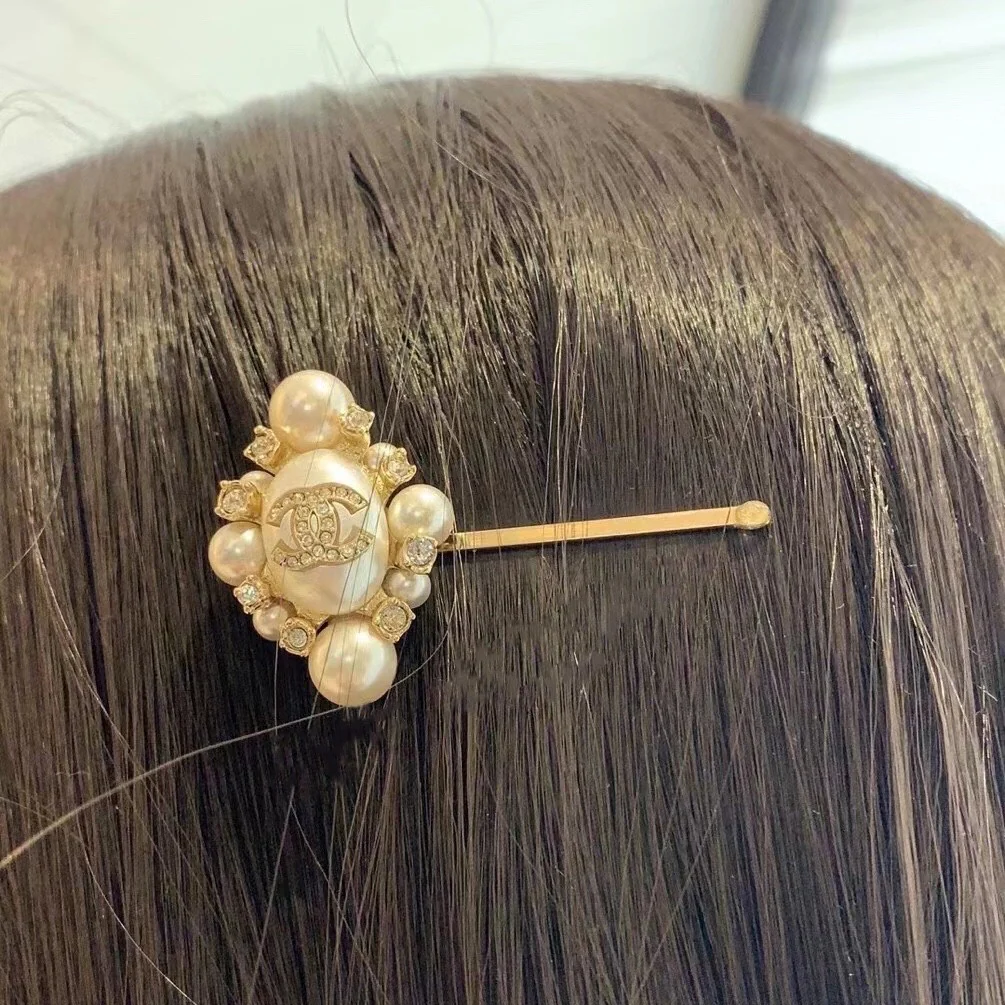 CCH045 chanel pearl hair clip - ccjewelryacc