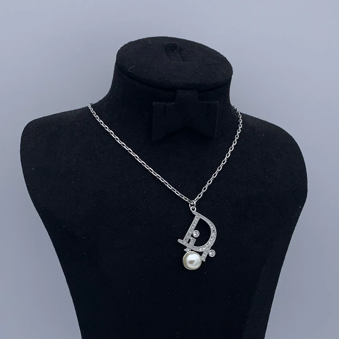 CDN250 High quality Luxury Designer CD Women Pendant Necklace - ccjewelryacc