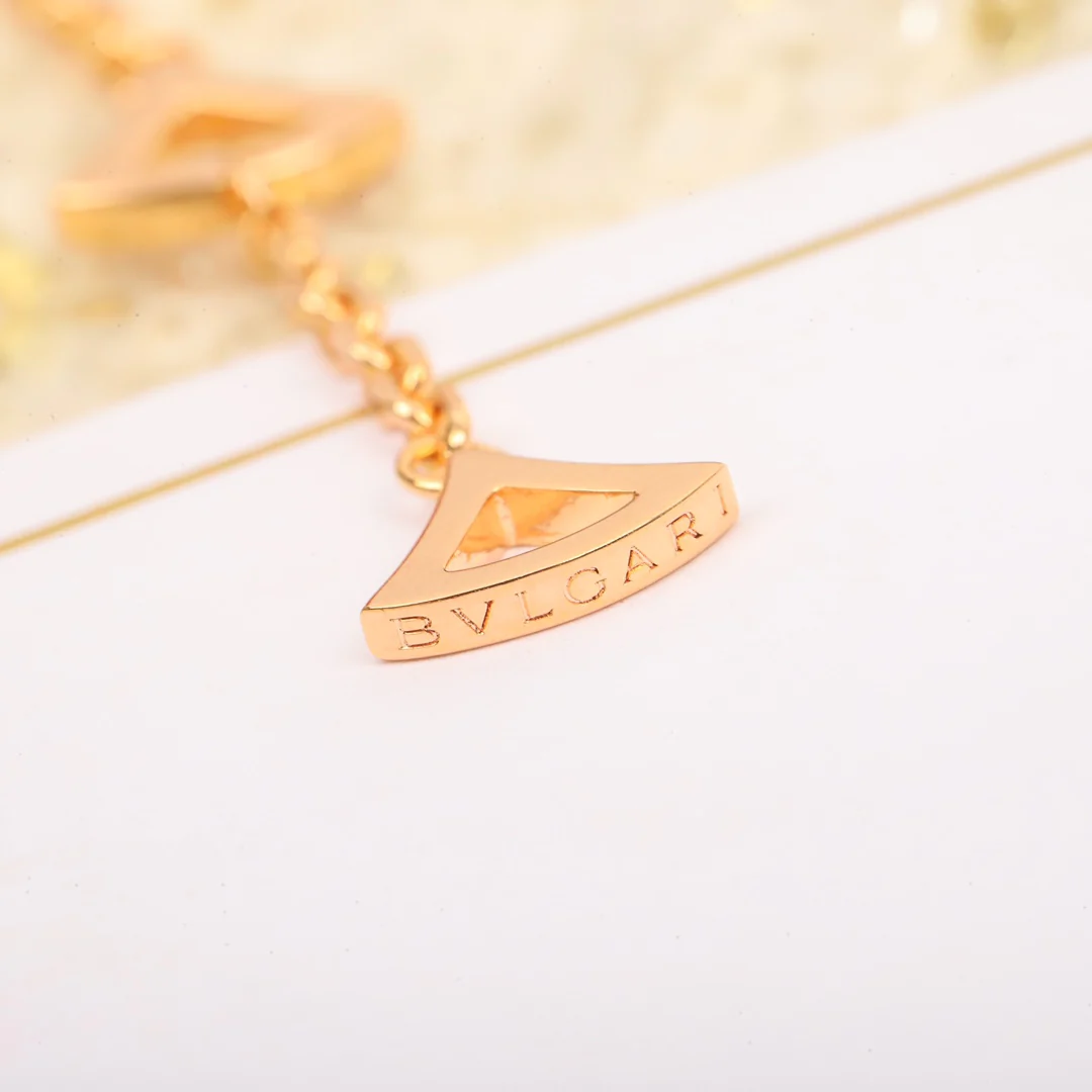 BGNS013 S925 Sterling Silver Full Diamond DIVAS'DREAM necklace - ccjewelryacc