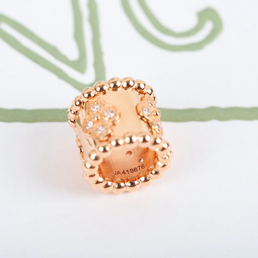 VCNS042 18k white gold/rose gold Perlee Pendant Necklace - ccjewelryacc