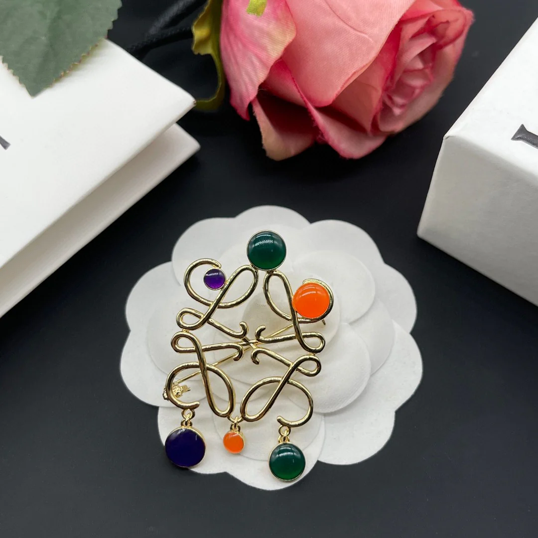 BLB007 Anagram brooch pin - ccjewelryacc