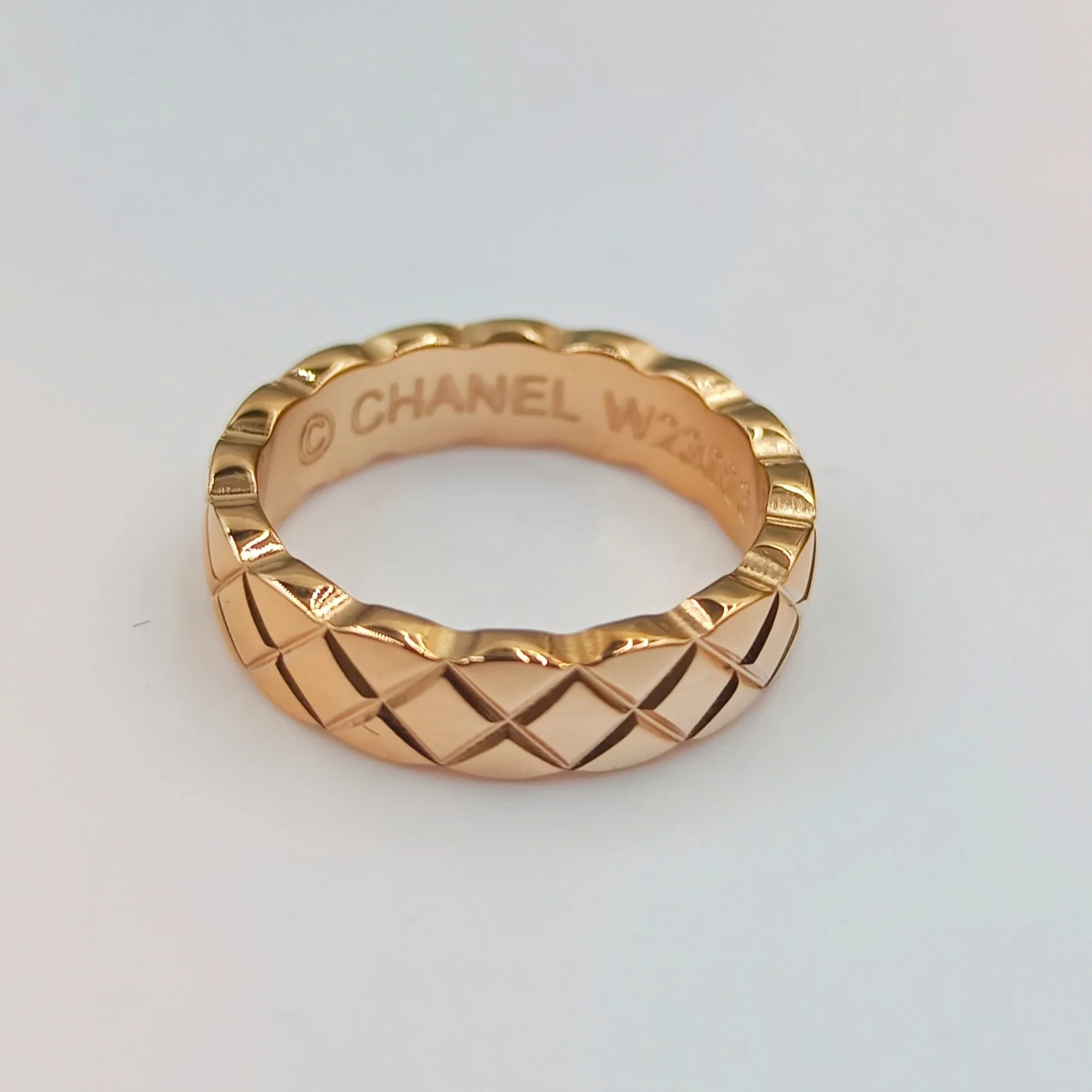 CCR8002A 3.5mm crush ring S925 Silver 18K Gold plating cc ring - ccjewelryacc