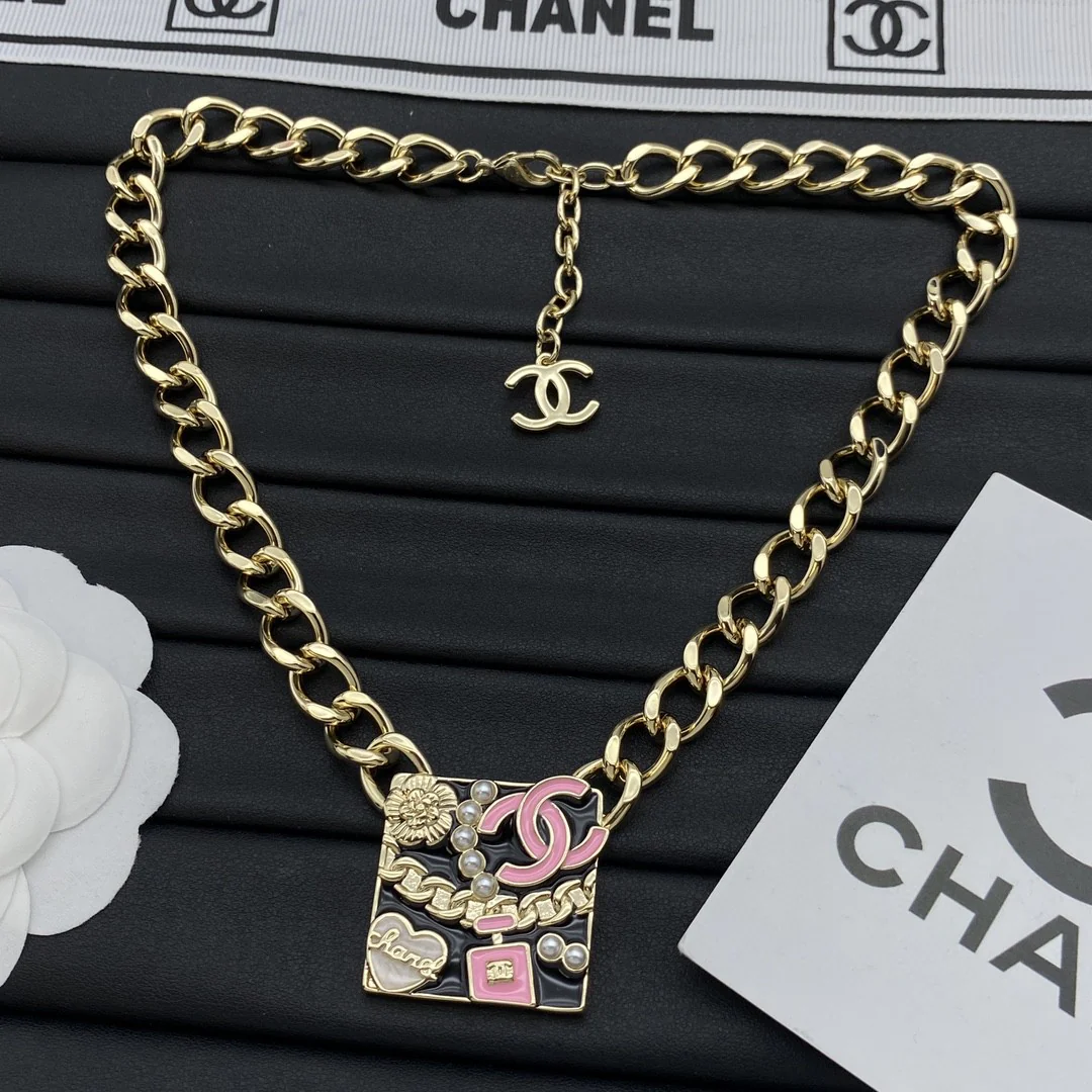 CCN238 CC 24p choker necklace - ccjewelryacc