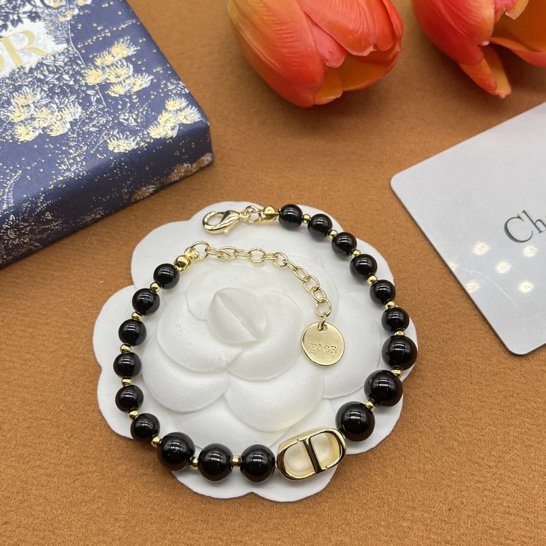 CDS063 CD black pearl Bracelet - ccjewelryacc